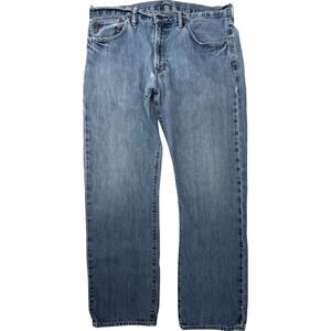 Polo Ralph Lauren Jeans Mens 34x30 Light Wash Straight Leg Denim Pants